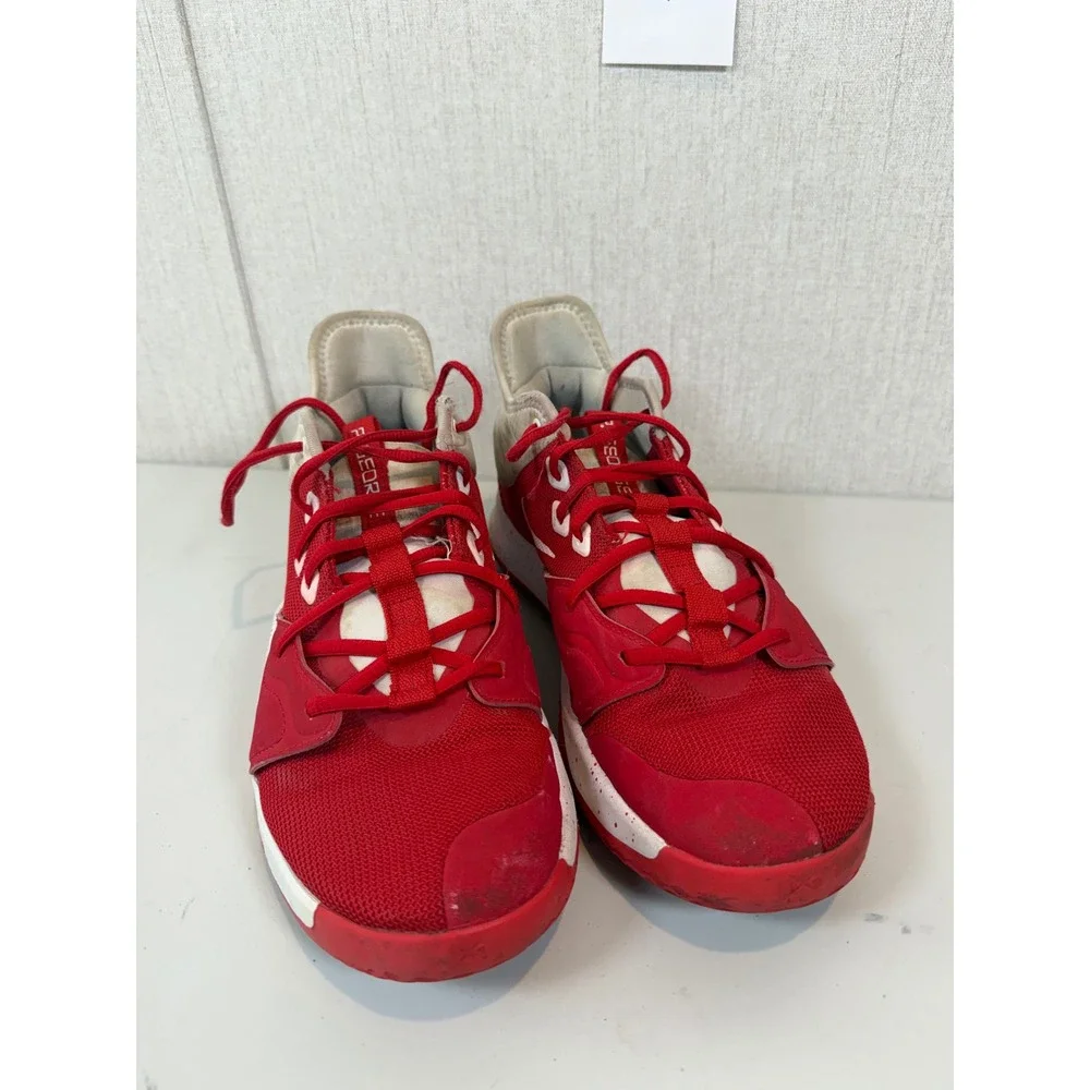 Nike Red Paul George‎ Basketball CN9512-601 Athletic Sneaker Shoes Size men sz 9